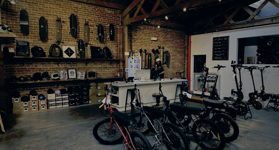 Inside the Last Mile SF electric bike and scooter shop