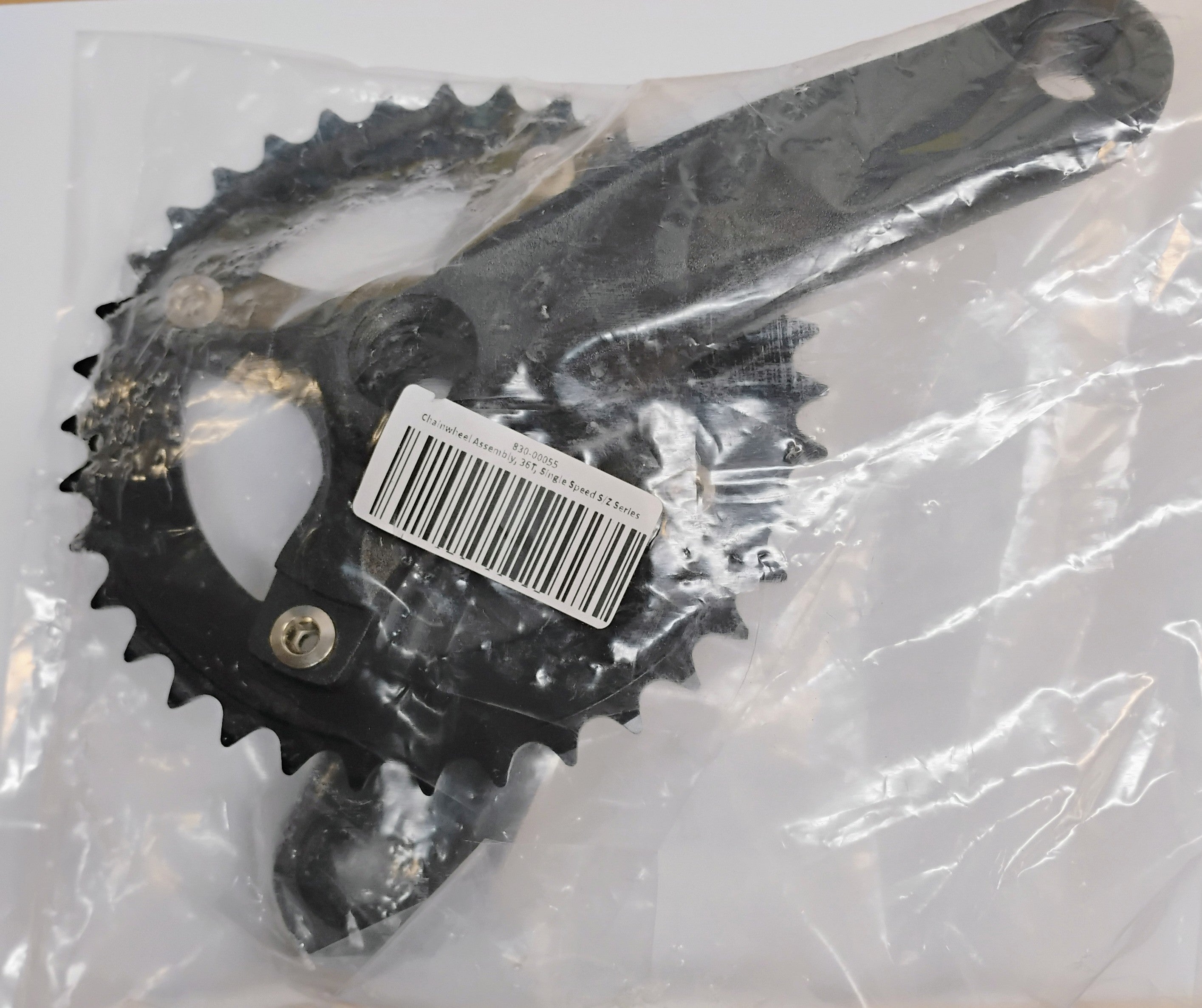 SUPER73 Chainwheel Assembly, 36T, Single Speed R/RX Series