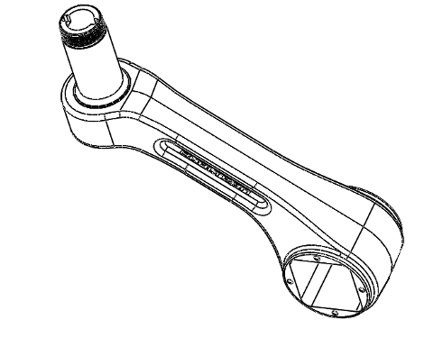 Swingarm for Splined Suspension and Gear Nut Headset - MiniMotors