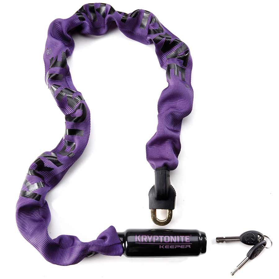 KRYPTONITE Keeper 785, Integrated Chain, Key Lock, 7mm, 2.8'