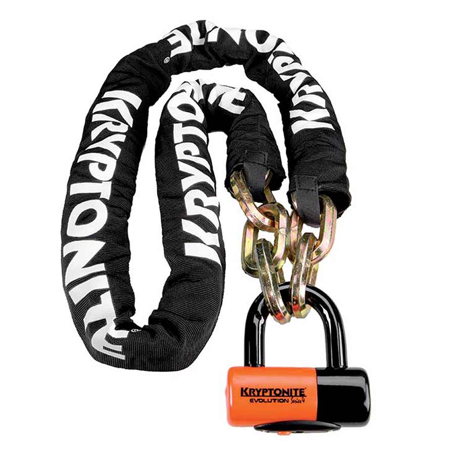 Kryptonite New York Cinch Ring Chains and Evolution Disc Lock