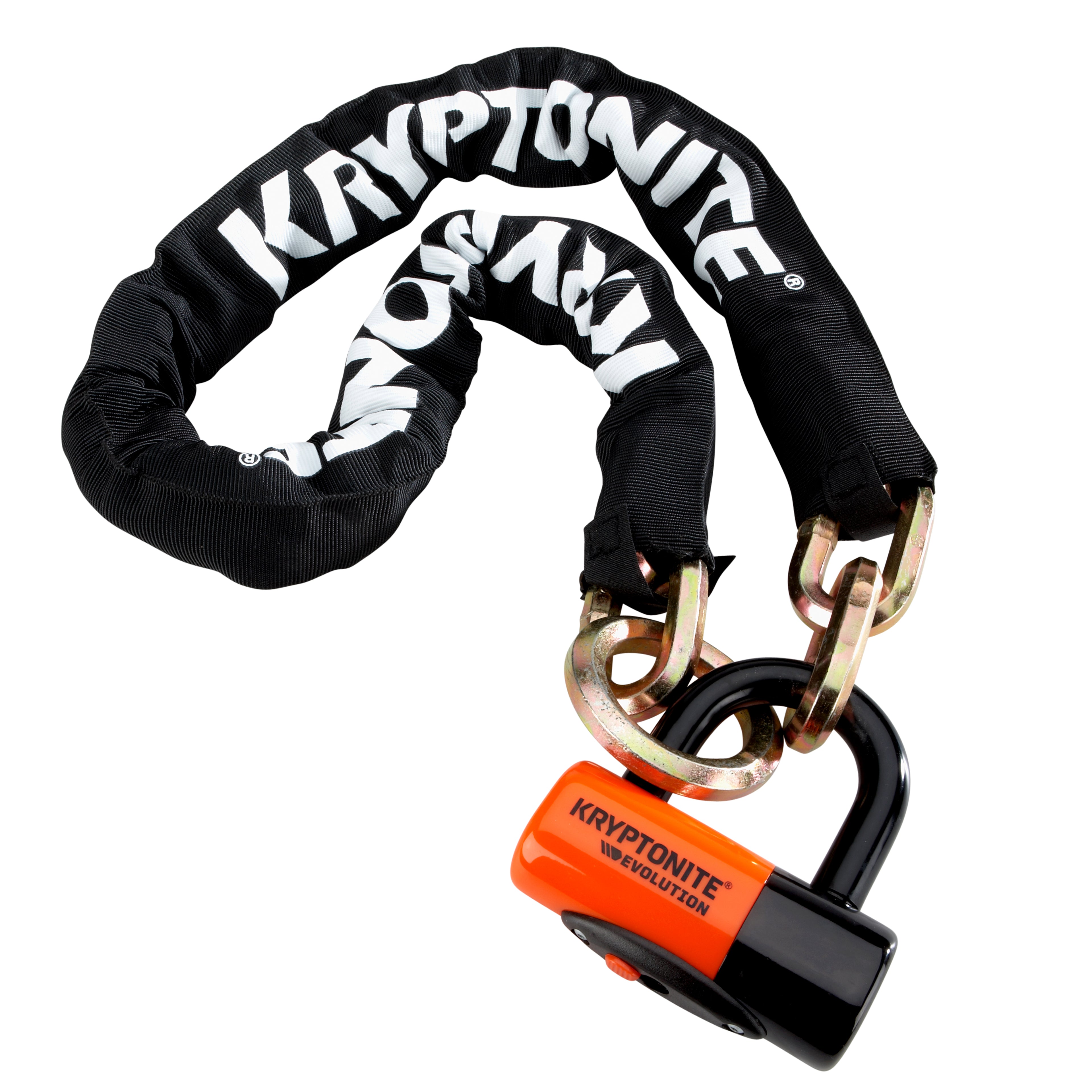 Kryptonite New York Cinch Ring Chains and Evolution Disc Lock
