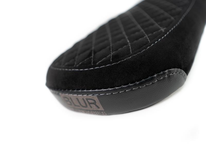 Blur Boundaries 2-Up Black Alcantara Diamond Stitch Seat For Super73