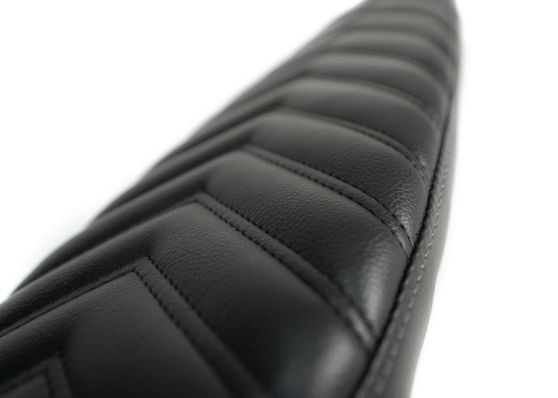 Blur Boundaries 2-Up Black Synthetic Leather V-Stitch Seat For Super73