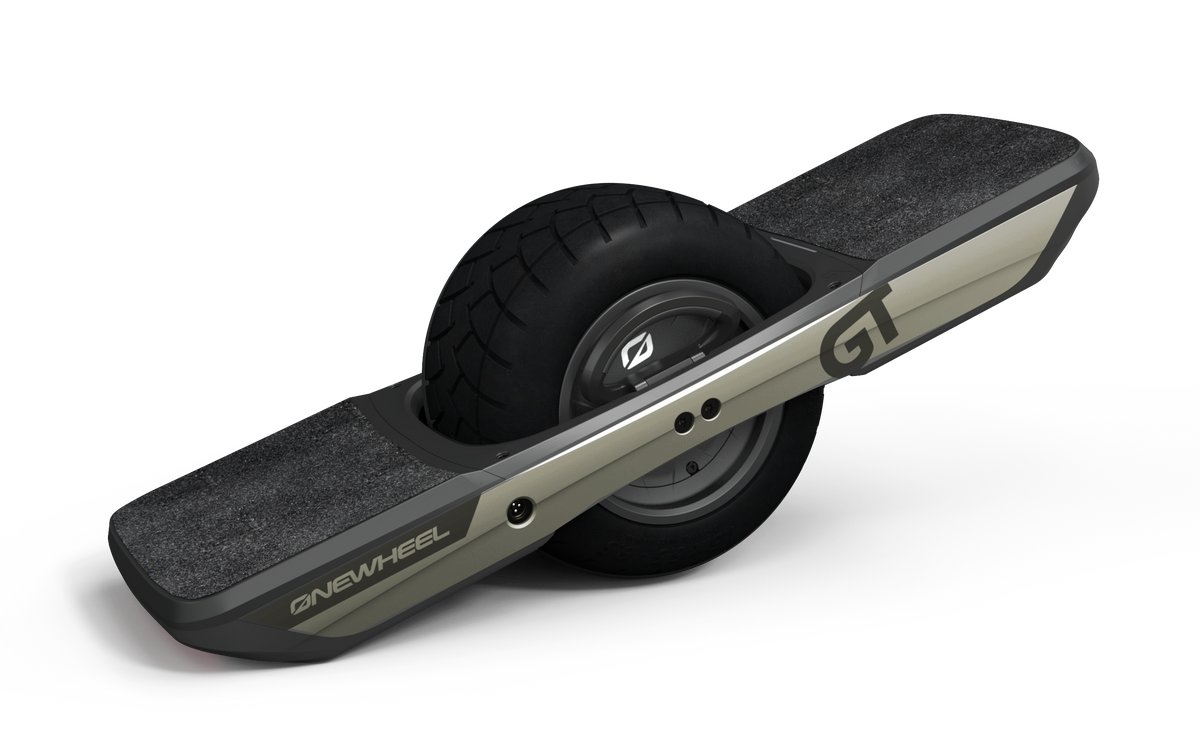 Onewheel GT electric board with treaded tire