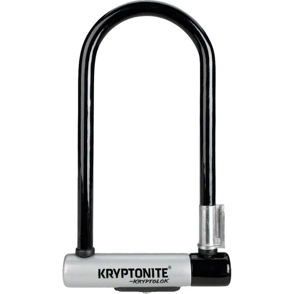 Kryptonite Kryptolok STD U-Lock, Key 4"x9", 13mm, Grey