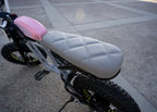 Blur boundaries 2-Up Grey Synthetic Leather Seat For Super73