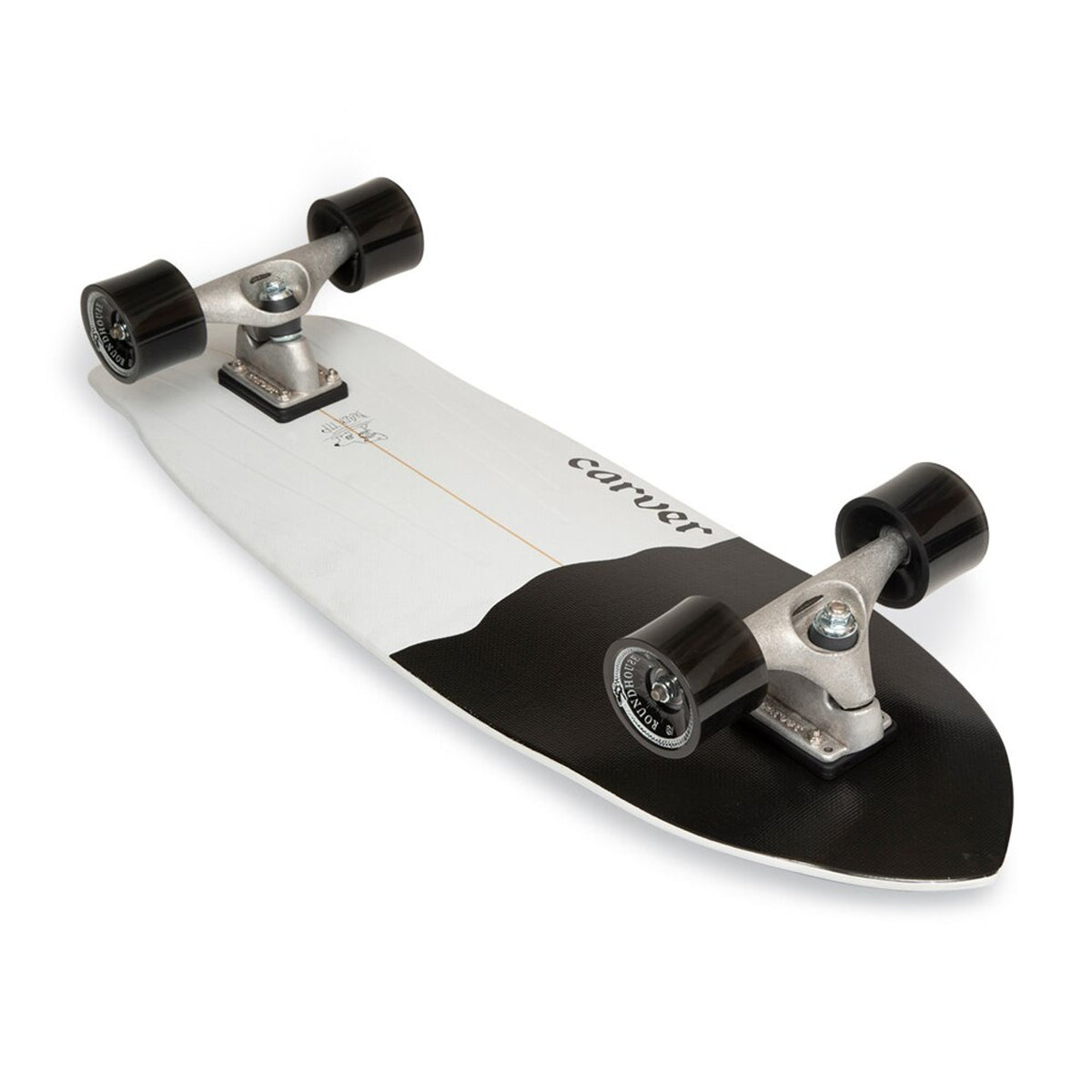 Carver C7 Raw 32.5&quot; Black Tip Surfskate Complete - Carver Skateboards