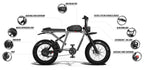 R Brooklyn Legacy SE (Special Edition) Metallic - Super73 Electric Bike