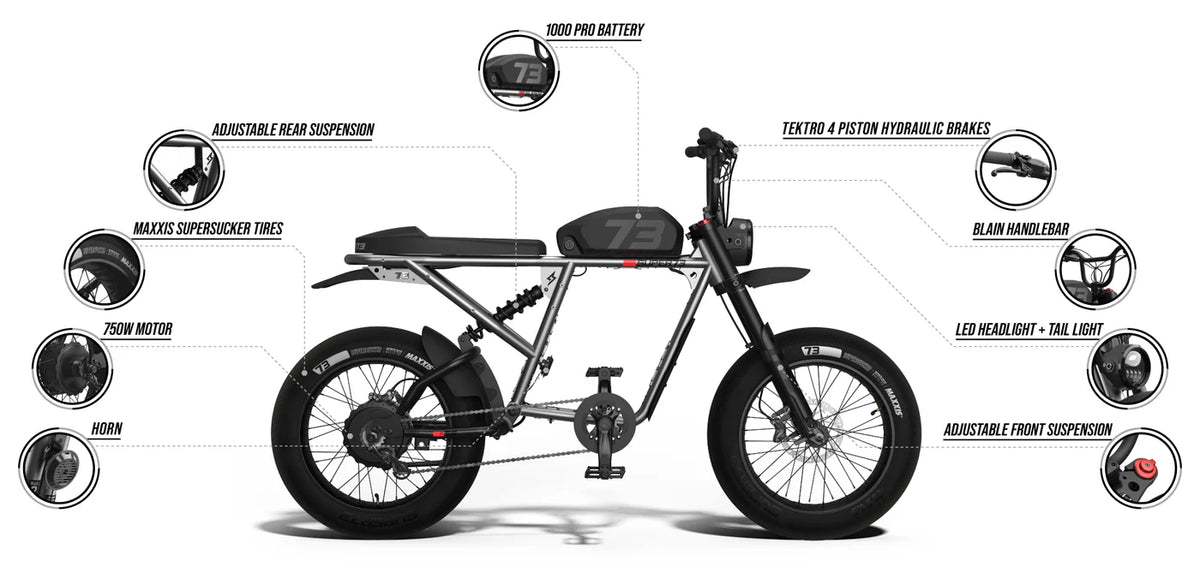 R Brooklyn Legacy SE (Special Edition) Metallic - Super73 Electric Bike