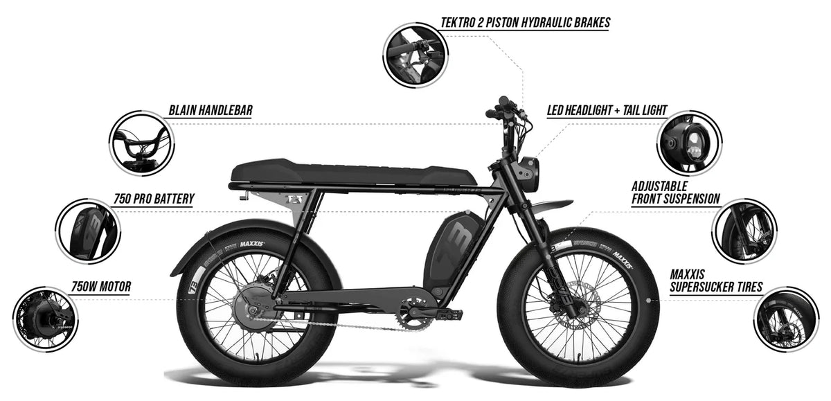 S2 SE (Special Edition)- Legacy Blackout Super73 Electric Bike