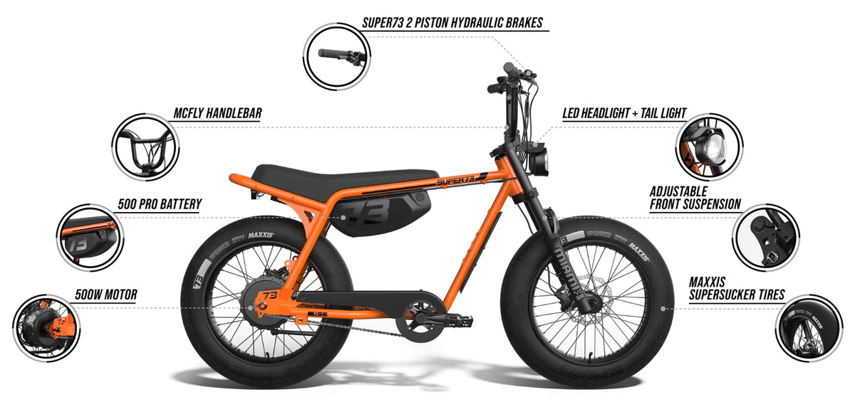 Z Miami SE (Special Edition) Legacy Blackout -  Super73 Electric Bike