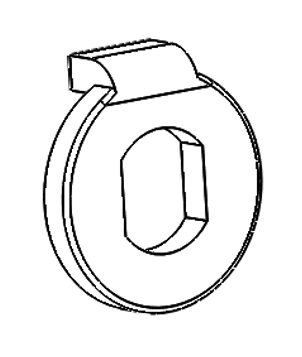 MiniMotors Short Arm Motor Axle Tab Washer 12mm - Electric Scooter