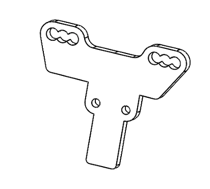 Thunder 2 Brake Bracket - MiniMotors