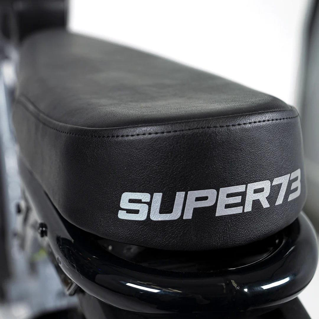 Super73 2-Up Black Leather Seat