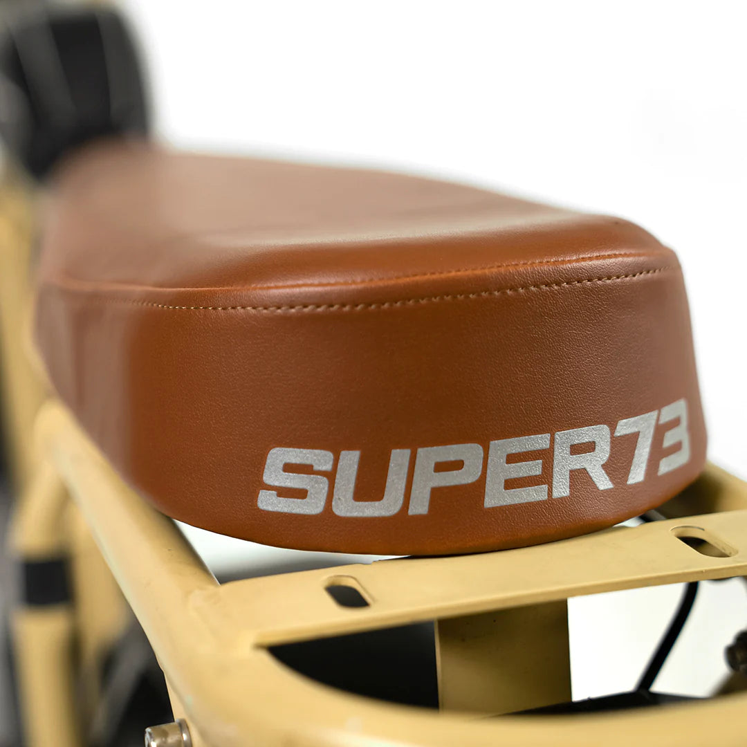 Super73 2-Up Brown Leather Seat