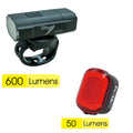 MOON LEPUS C1 & ORION 600LM HEADLIGHT 50LM TAILLIGHT COMBO SET