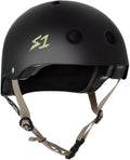 S1 Lifer Helmet - Black Matte w/ Tan Straps