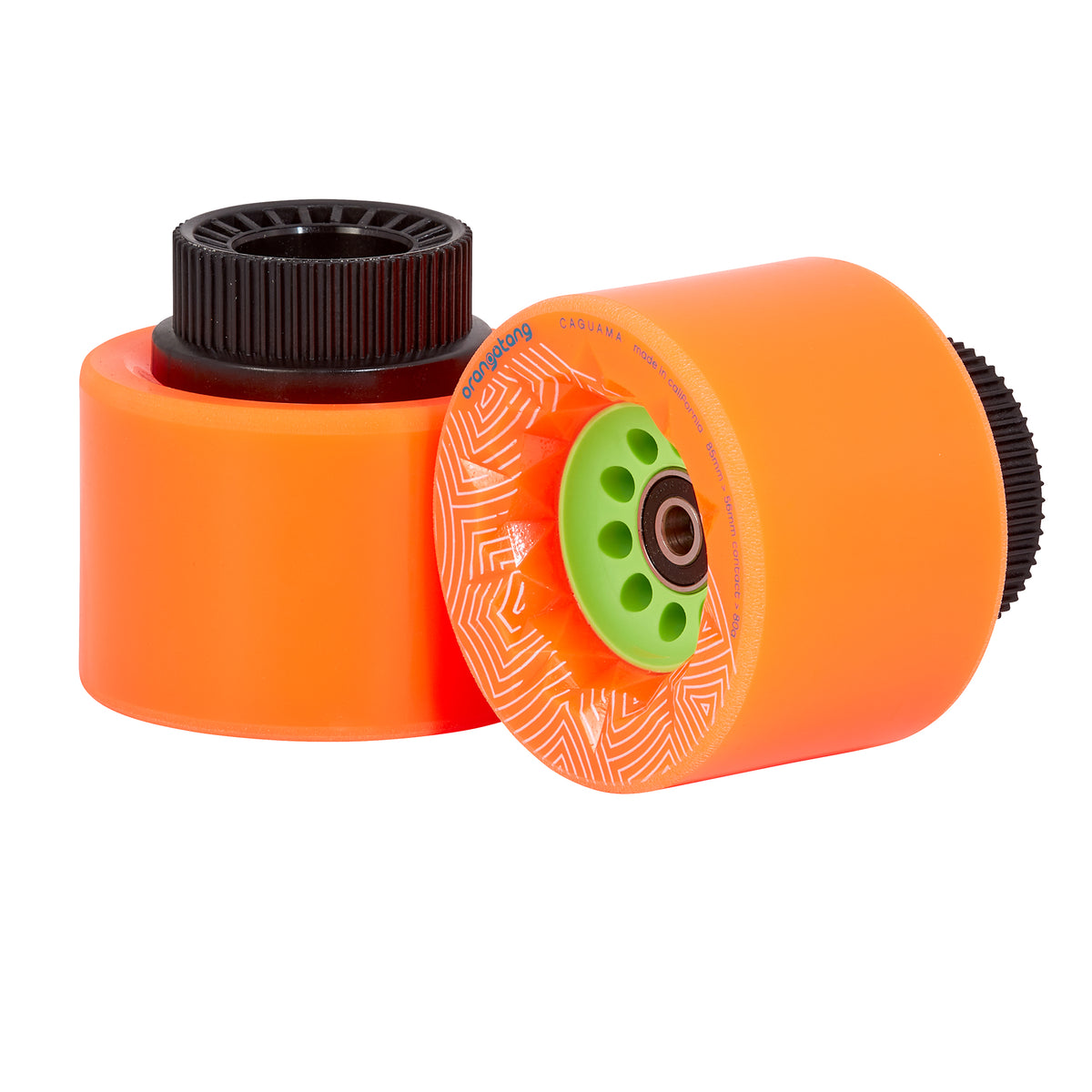 Boosted Loaded Caguama 85mm 80a Wheels W / Pulleys - Orange