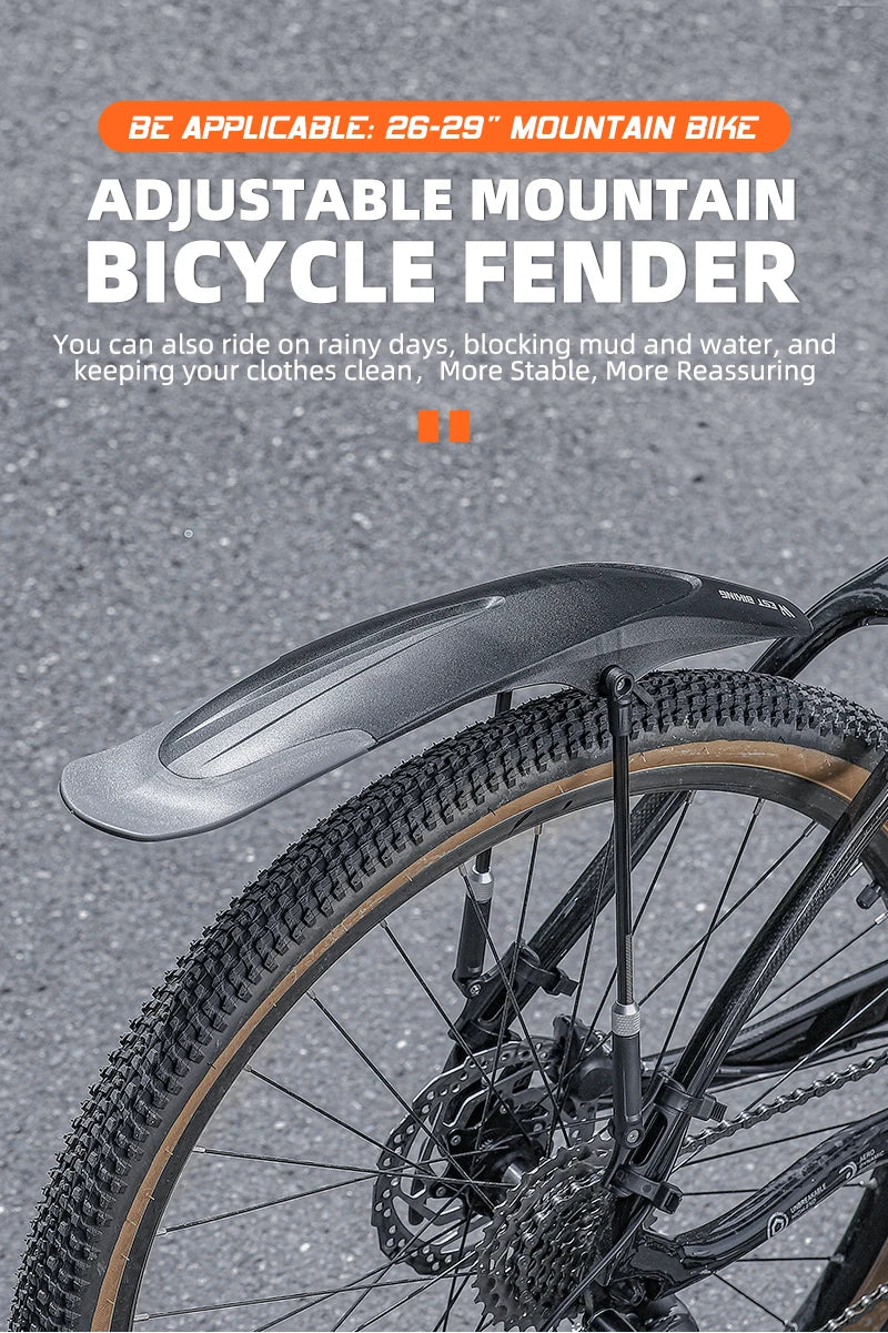 West Biking 26 - 29" Front or Rear Mudguard for JackRabbit