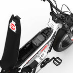 Open battery and storage compartment, M1D SE Suzuka White