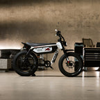 Alternate side view of the Oracle Red Bull Racing M1D SE ebike in Suzuka White