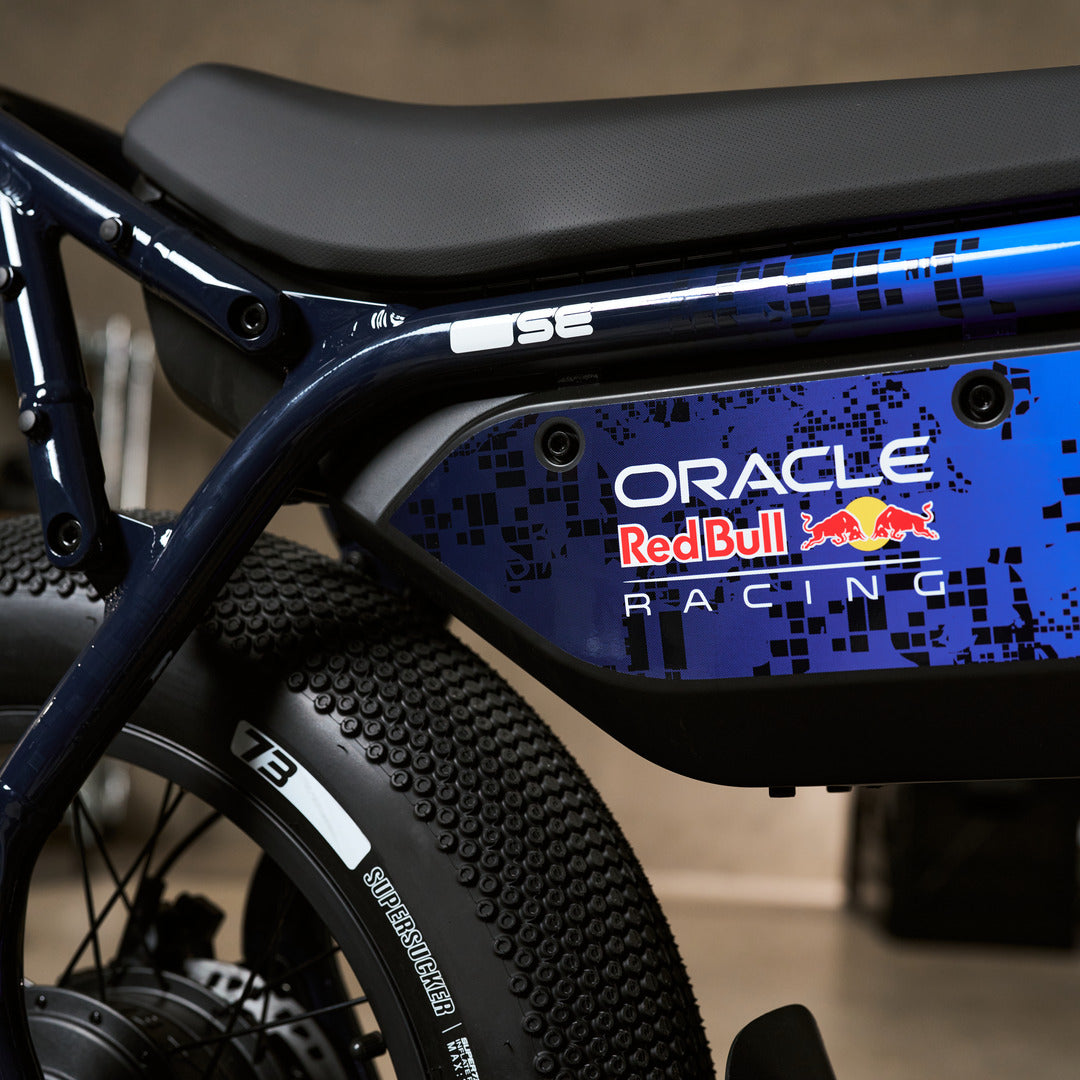 Oracle Red Bull Racing decal detail, M1D SE Nightfall Blue