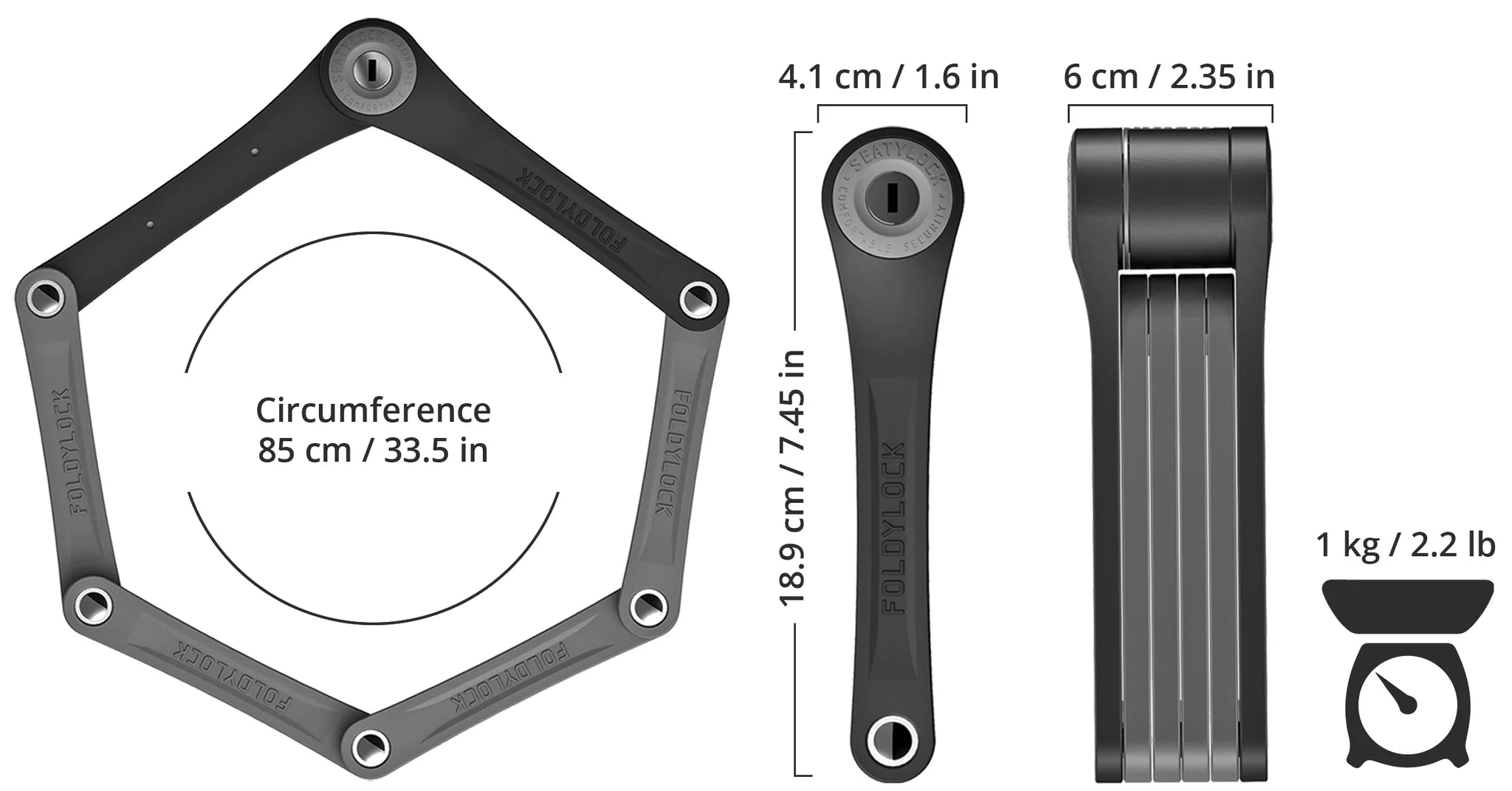 FoldyLock Compact - SeatyLock