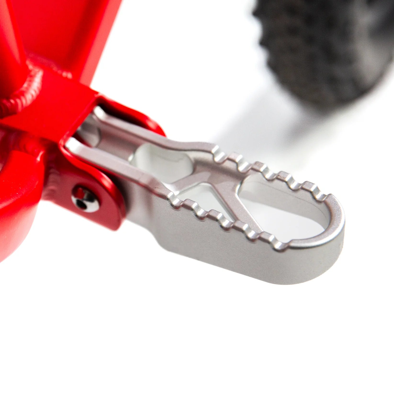 JackRabbit Moto Style Footpegs Silver
