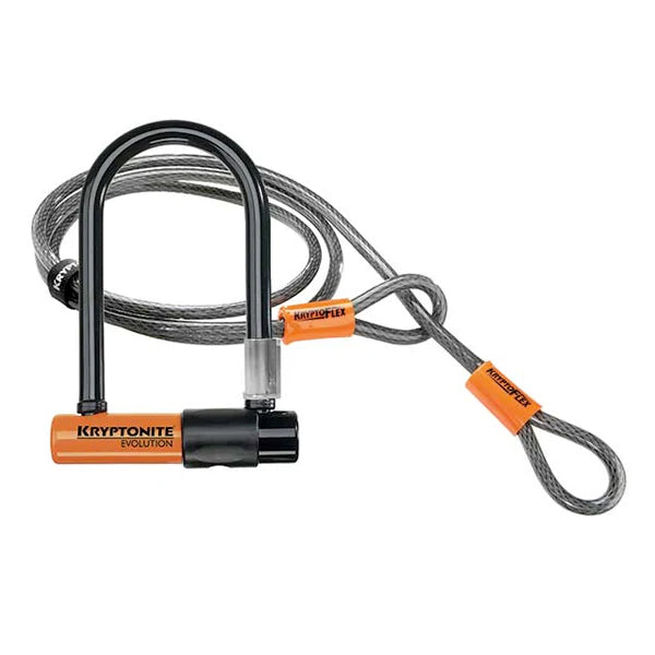 Kryptonite Krypto Evolution Mini-7 w/4' Flex Cable