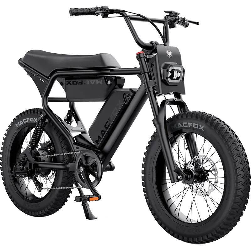 Macfox X2 Pro electric mountain bike side profile