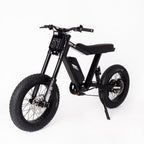 P-51 Ace electric bike in Jet Black on white