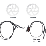 Macfox E-bike Four-Piston Hydraulic Disc Brake Replacement Set