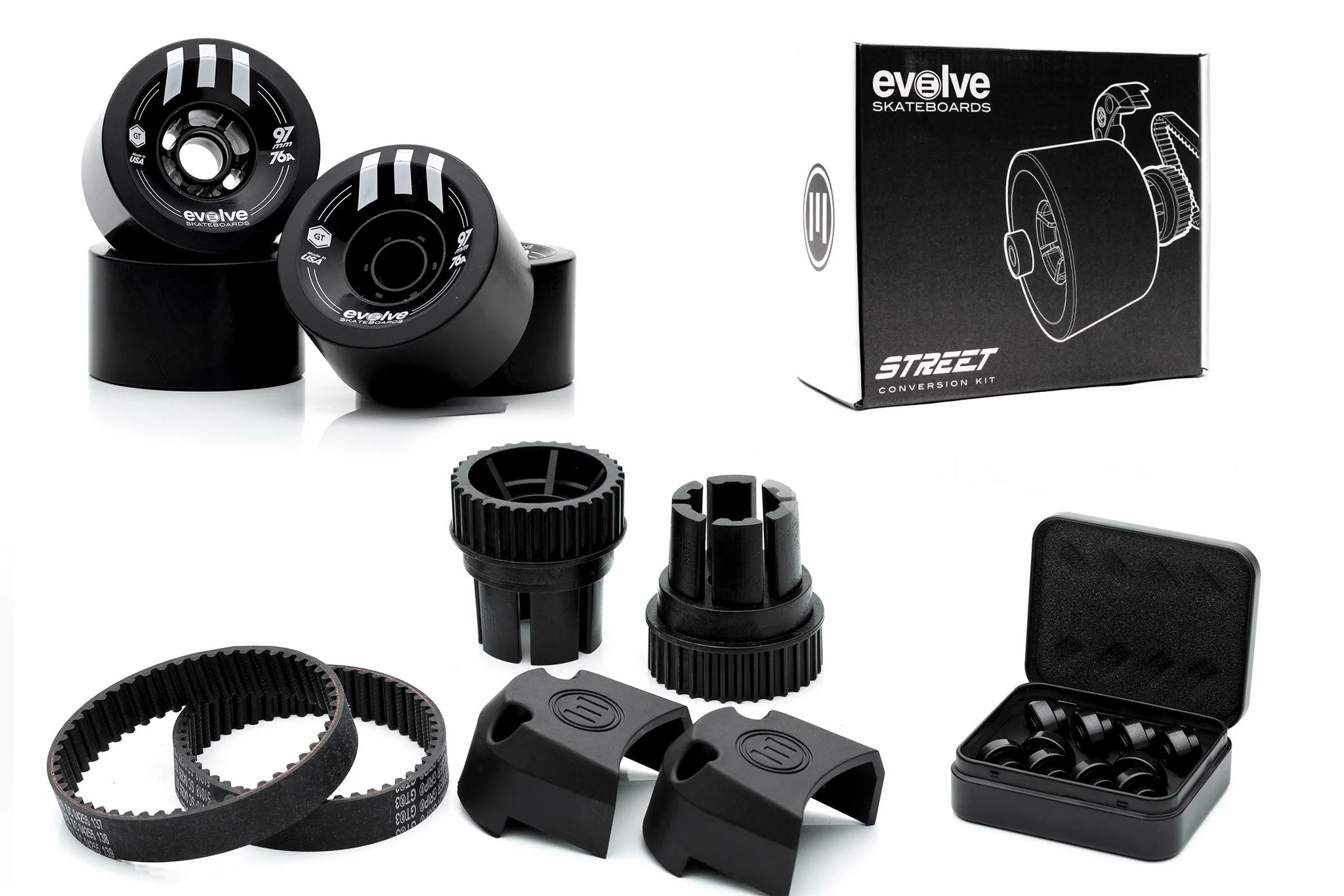 Evolve 97mm Street Conversion Kits