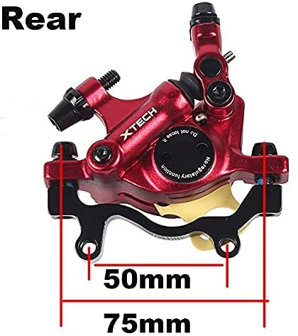 X Tech Red Disc Brake Calipers