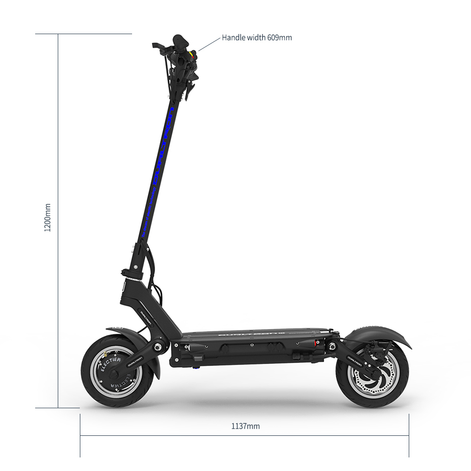 Dualtron 3 Electric Scooter Standing Dimensions