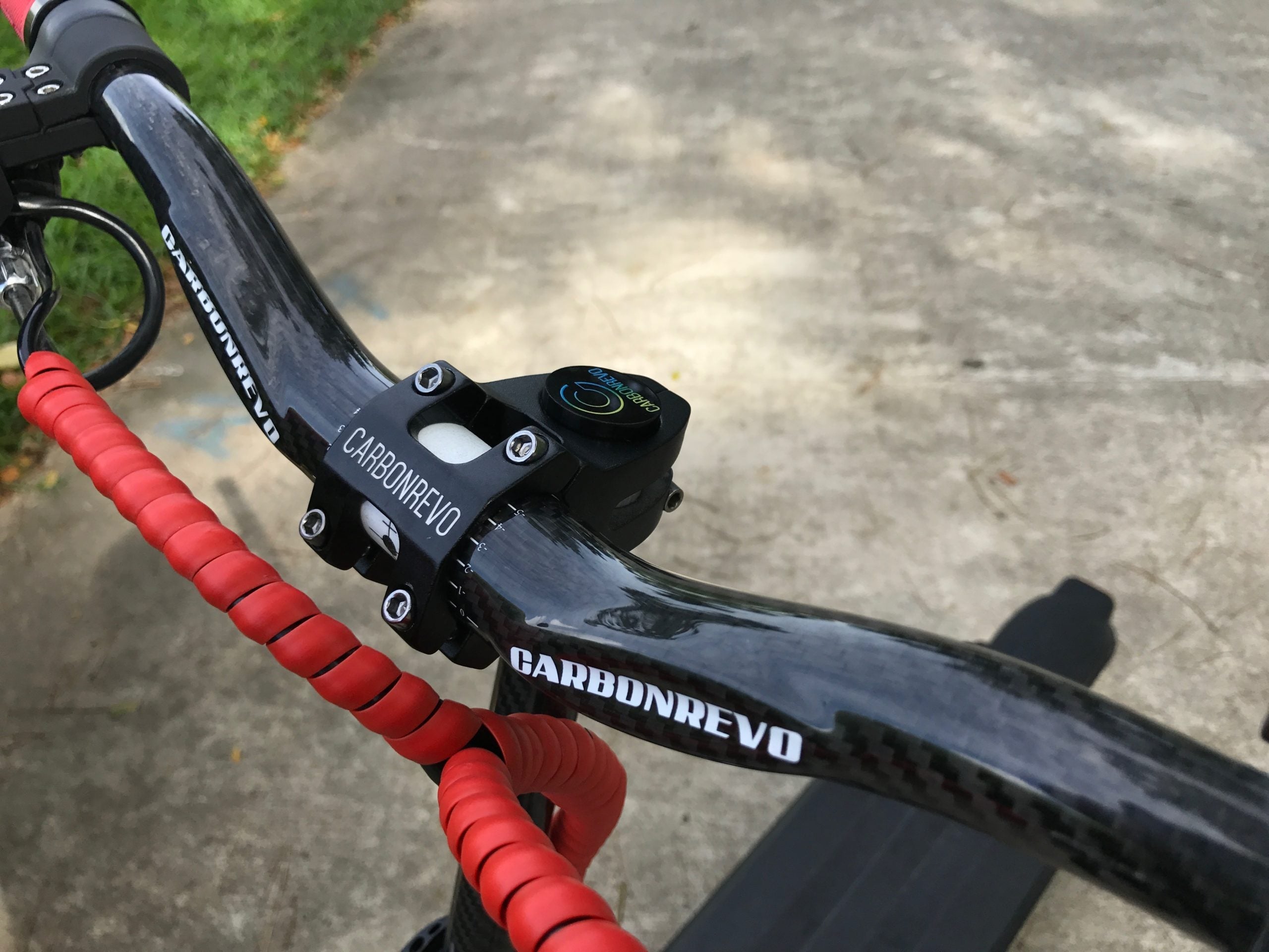 CarbonRevo Carbon Fibre High Rise Handle Bar