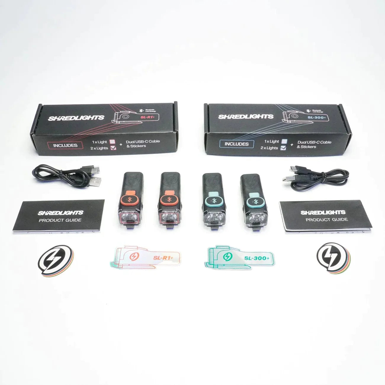 ShredLights SL-300+/R1+ Combo Pack